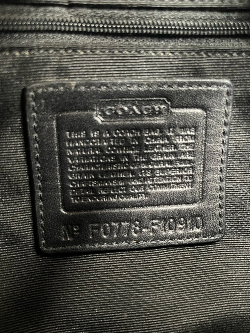 Vintage Coach Soho 10910 Y2K Black Leather Buckle Shoulder Bag